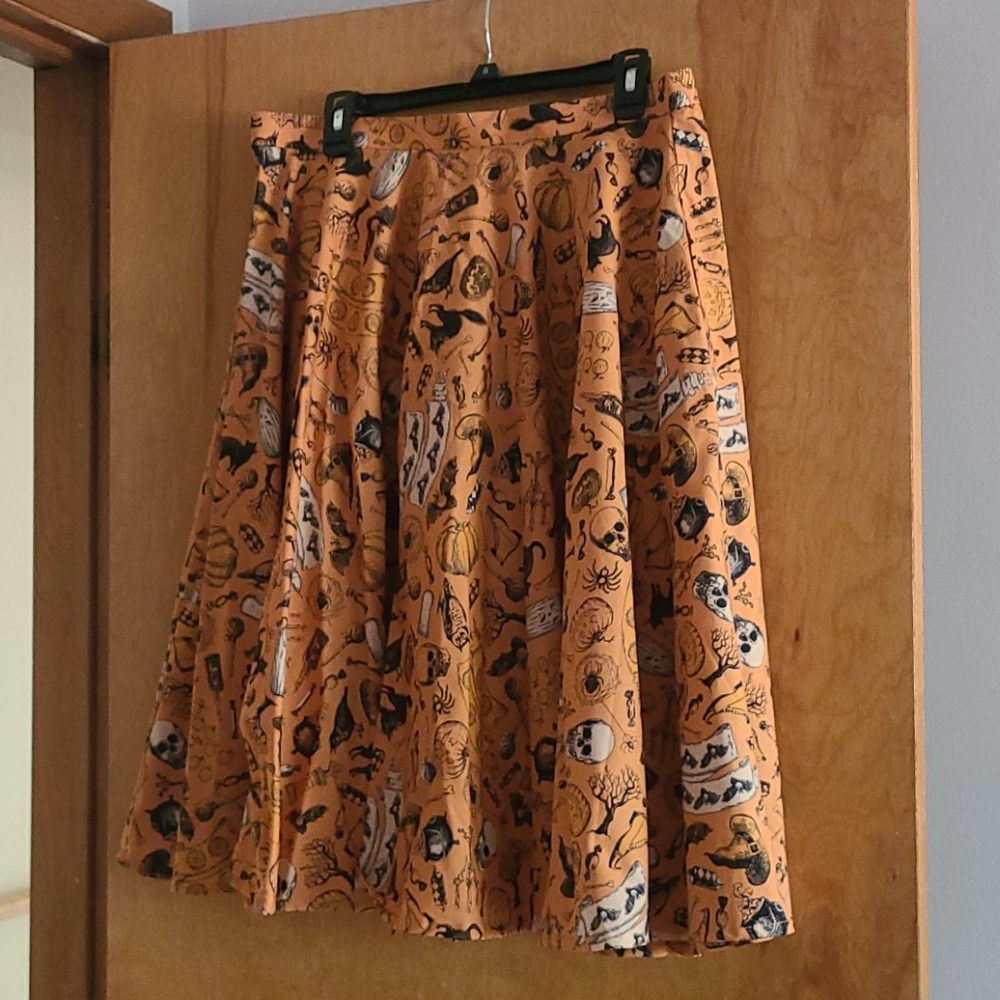 Magnolia Park Halloween Fit and Flare Skirt